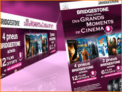 Exécution de baches et d'affiches bridgestone - faye éric